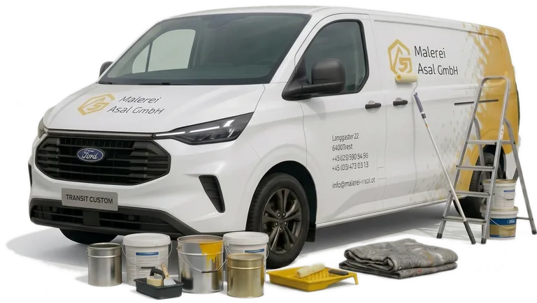 Firmenwagen der Malerei Asal GmbH