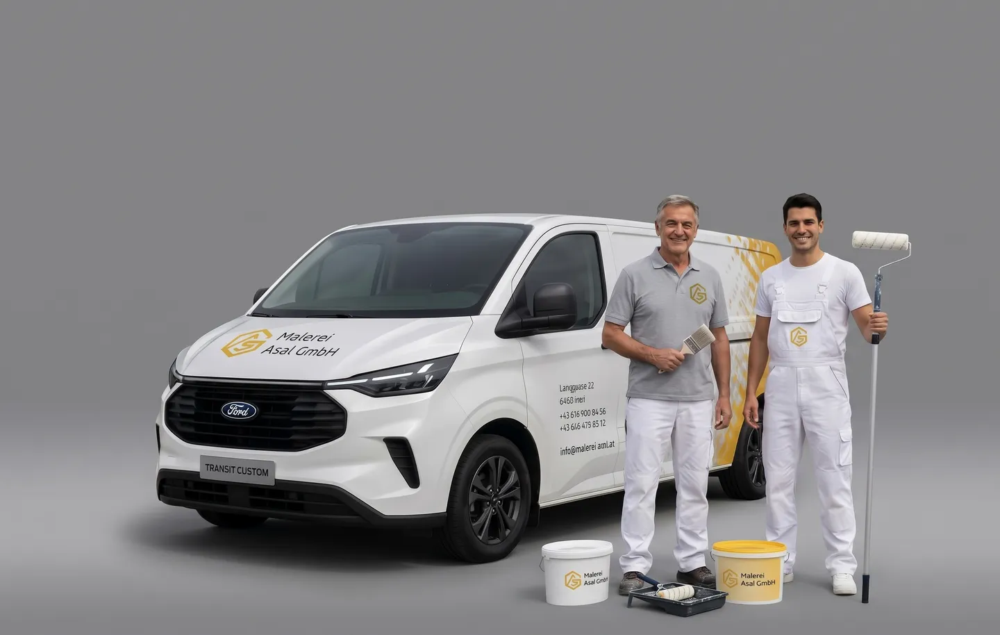 Das Team der Malerei Asal GmbH
